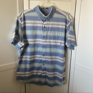 Eddie Bauer Mens Classic Fit Button Down Shirt Size Large. 100% Cotton